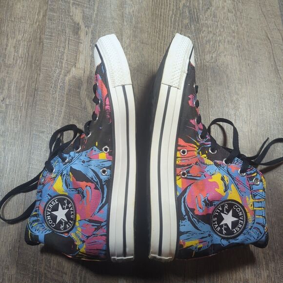 Converse Shoes Mens Size 12 ANDY WARHOL Statue of Liberty New York Sneaker Art - Picture 9 of 14